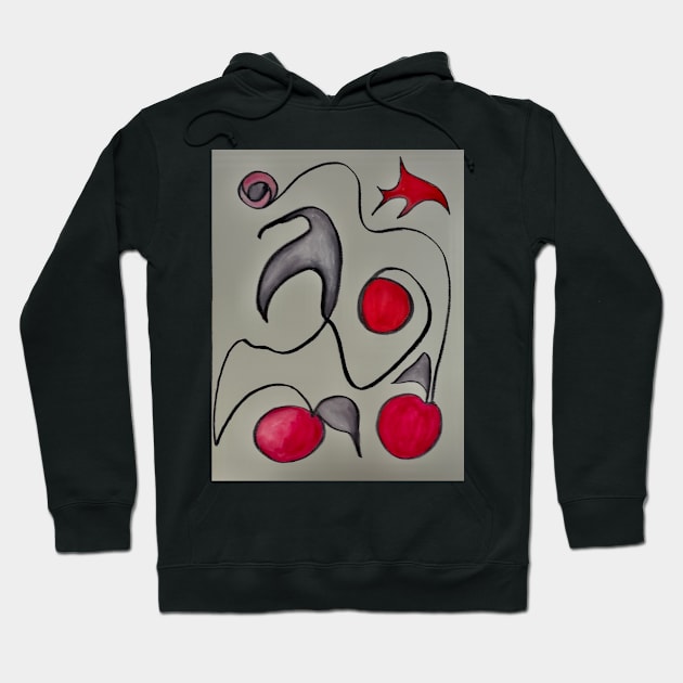 Apples and Lines Hoodie by Sarah Curtiss